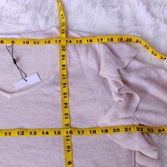 NWT TOP SWEATER RUFFLE OVERSIZED - Picture 5 of 8
